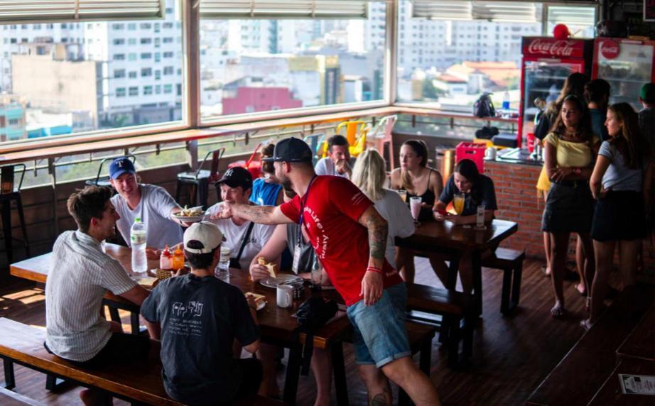 Vietnam Backpacker Hostels - Saigon โฮจิมินห์ซิตี้ ภายนอก รูปภาพ