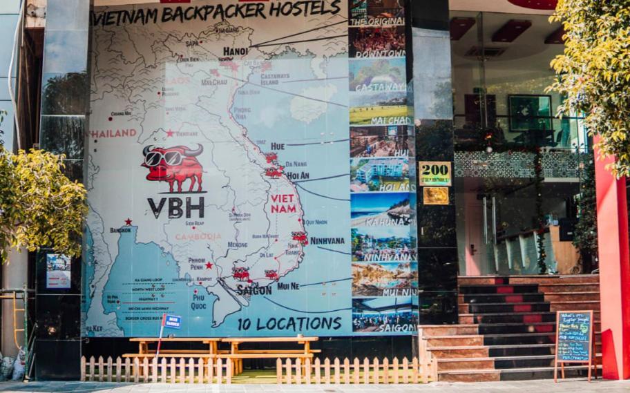 Vietnam Backpacker Hostels - Saigon โฮจิมินห์ซิตี้ ภายนอก รูปภาพ
